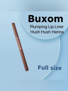 🇺🇸🆕NWOB BUXOM | FULL | Everyday neutral Plumping Lip Liner Hush Hush Henna